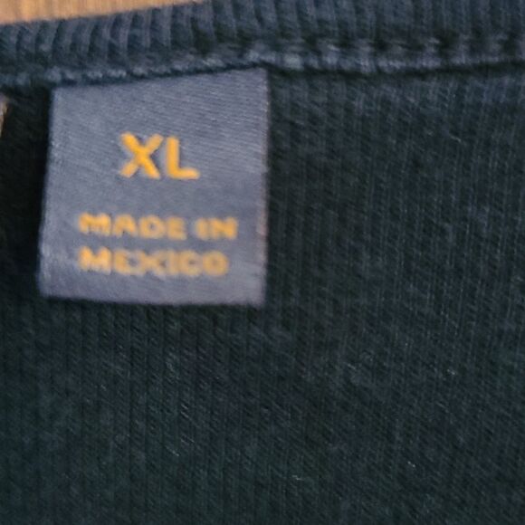 XL Amber Sun Essentials Black Long Sleeve Top - Picture 4 of 4